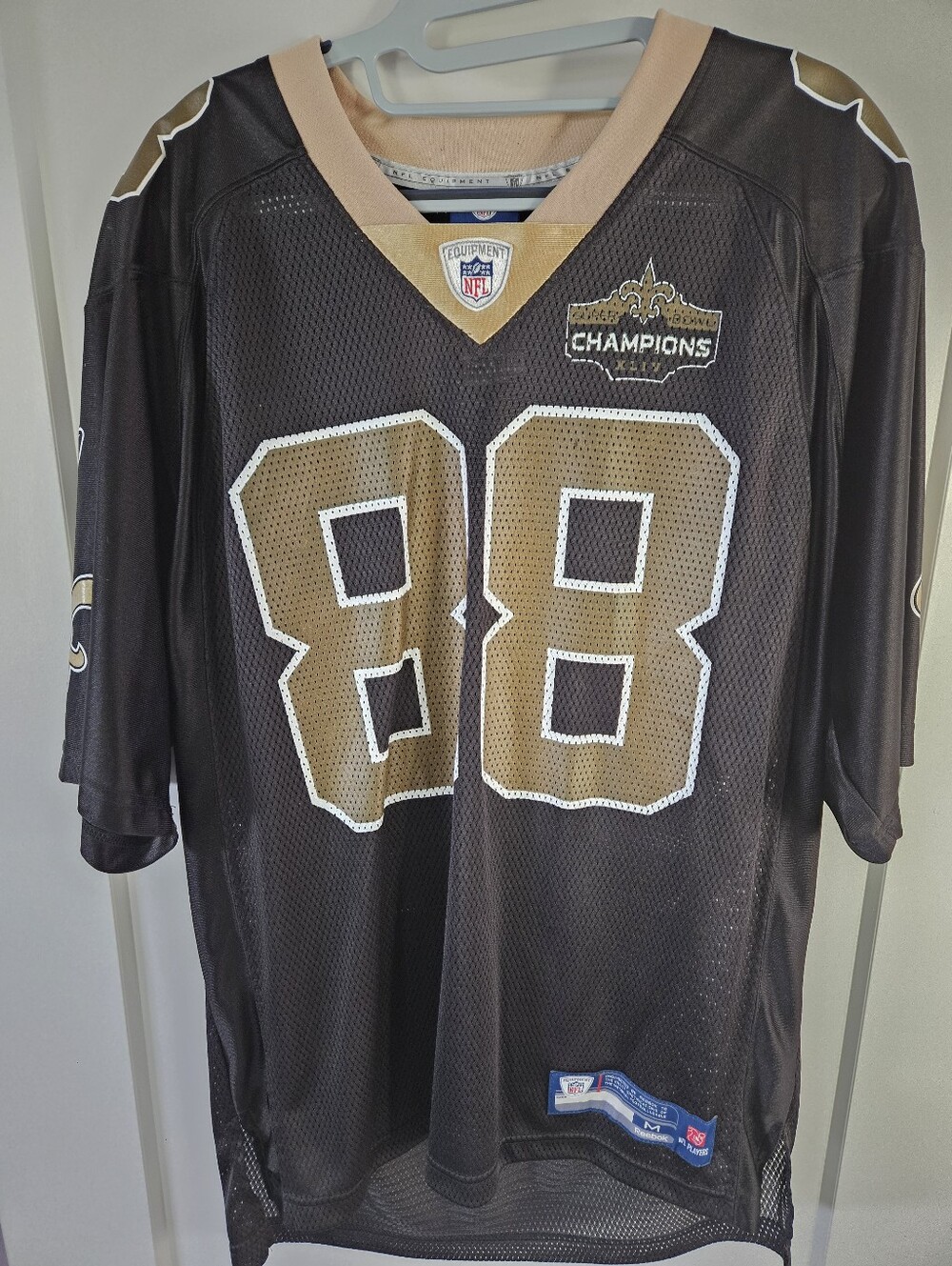 Reebok New Orleans Saints Jeremy Shockey #88 Super Bowl XLIV Jersey